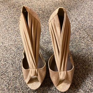 Steve Madden Champagne Pink Sparkle Heels